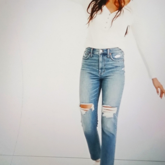 Madewell the perfect vintage women's jeans denman wash size 25P - Picture 1 of 9